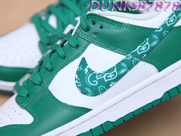 2022 NIKE WMNS DUNK LOW ESS PAISLEY PACK 變形蟲女綠白DH4401-102