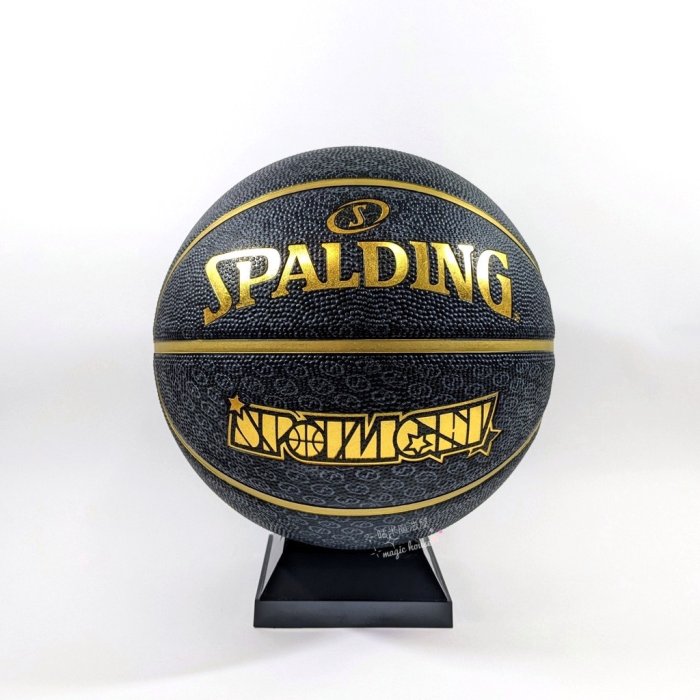 [現貨]SPALDING 斯伯丁籃球 NBA 黑金 深溝柔軟膠  highlight 室外7號 ，另售其他款式籃球