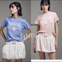 SaNDoN x『mardi_mercredi』夏季短版設計可愛春色花朵短TEE 240405