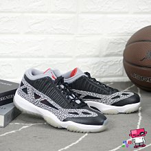 球鞋補習班 NIKE AIR JORDAN 11 LOW IE CEMENT 黑水泥 爆裂紋 低筒 919712-006