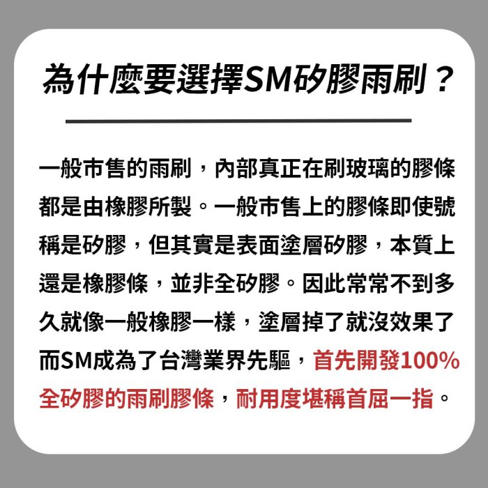 【標準版Plus】世茂嚴選 SM矽膠雨刷膠條 BMW 1系列 F20 F21 2012後 包覆軟骨 b22+18吋