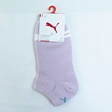 PUMA NOS No.1 Logo短襪 條紋腳踝襪 台灣製 BB141801 粉紫【iSport愛運動】