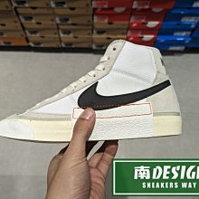 南🔥2023 4月 NIKE Blazer Mid Pro Club 麂皮 中筒 拼接 男款 白灰DQ7673-100