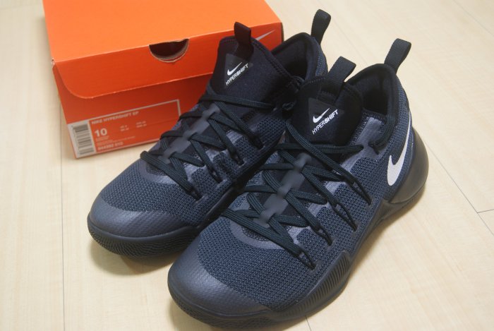 NIKE HYPERSHIFT EP LOW低筒XDR耐磨輕量 全黑襪套飛線式男款籃球鞋844392-010JORDAN