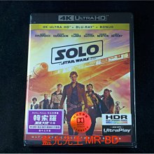 [4K-UHD藍光BD] - 星際大戰外傳：韓索羅 A Star Wars Story UHD + BD 三碟限定版