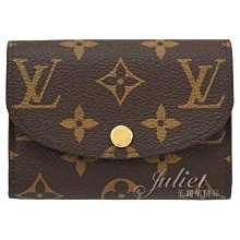 【茱麗葉精品】全新精品 Louis Vuitton LV M41939 Rosalie 經典花紋信用卡零錢包 預購無現貨