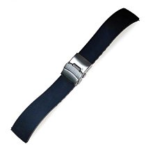 【錶帶家】18mm20mm22mm24mm 快拆素面光頭胎矽膠錶帶適用各廠牌手錶含不鏽鋼折疊安全扣