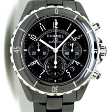 Chanel J12 H0940 41mm Watch J12 計時碼錶 陶瓷 黑