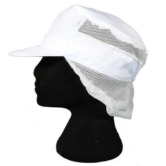 一鑫餐具【廚房衛生帽 女生 A305】廚師帽食品帽網帽白色網帽工作帽