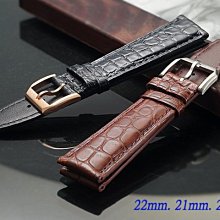 【時間探索】 全新 IWC 軍錶特仕款錶帶鱷魚皮款 ( 22mm.21mm.20mm)