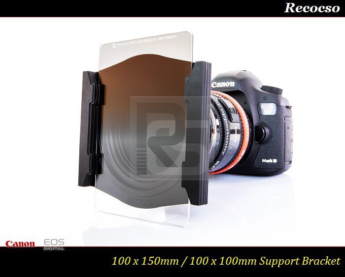 【限量促銷】Recocso 100*150mm 專用金屬方型濾鏡支架-GND 0.9/ND64/ND1000