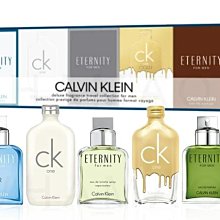 《小平頭香水店》Calvin Klein CK 男性淡香水10ML五入禮盒(CK ONE+永恆+GOLD+誘惑+永恆純淨