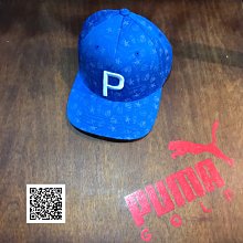 全新 PUMA GOLF 地標造型球帽 藍款 運動帽 遮陽帽 可調式鬆緊  戶外活動必備