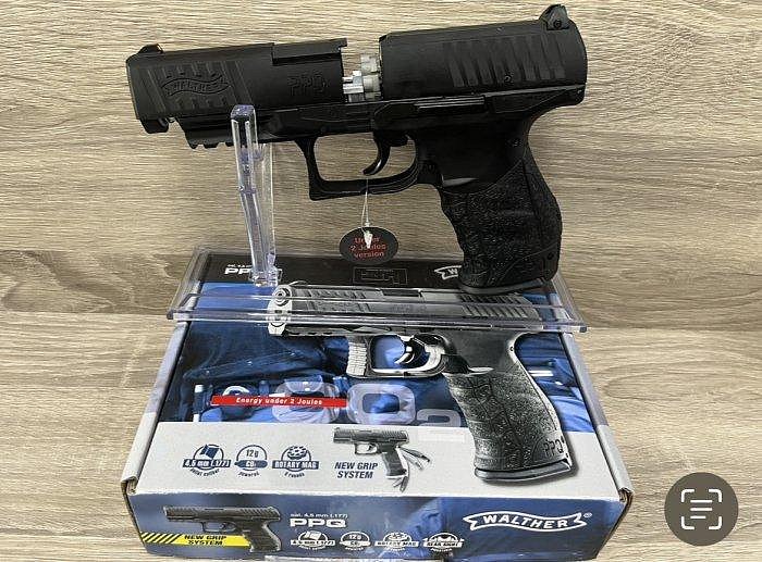 [雷鋒玩具模型]- WALTHER PPQ 手槍 4.5mm 喇叭彈 CO2槍