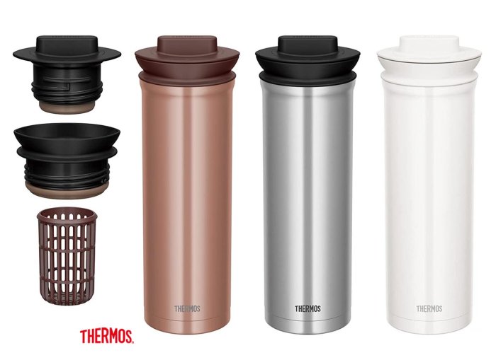 THERMOS 膳魔師 附濾網 不鏽鋼真空保溫瓶 保溫杯 1L 泡茶壺 TTD-1000 1000ML 水壺