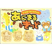 +東瀛go+ MATSUNAGA  松永 動物造型餅乾 盒裝25g 兒童餅乾 日本進口 日本餅乾 造型餅乾