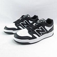 New Balance BB480LBA 男女休閒鞋 NB480 復古鞋 黑白【iSport愛運動】