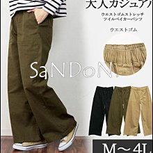SaNDoN x『日本直送』隱藏你的臀部缺陷 修飾腿部線條寬鬆且不顯線條的鬆緊寬褲M-4L 231114