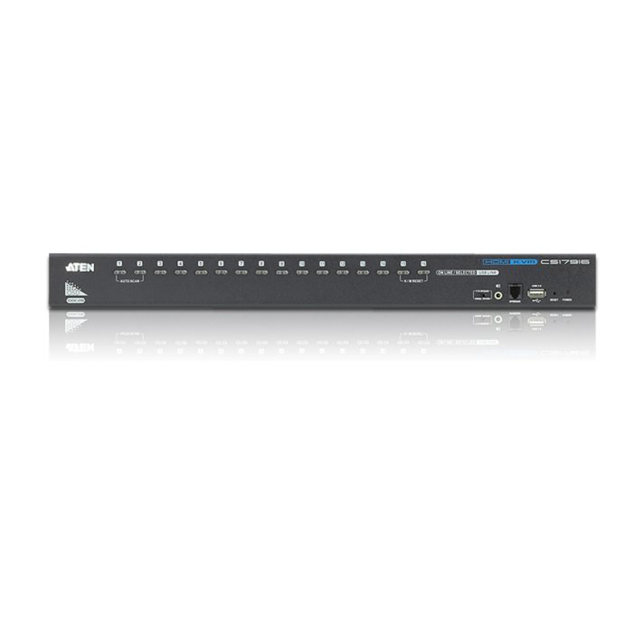 【預購】ATEN CS17916 16埠USB HDMI/音訊 KVM多電腦切換器