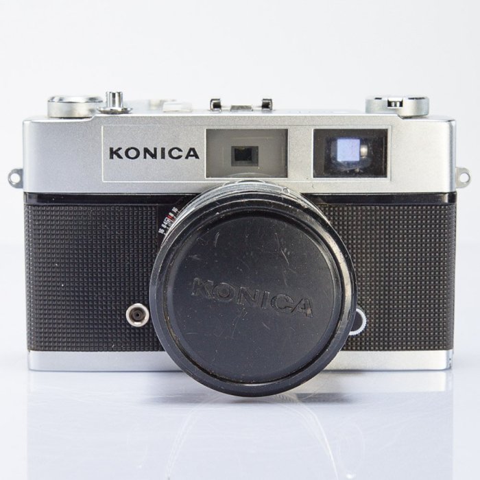 YUCD 日本konica老相機.照相機-功能不詳(柯達konika柯尼卡-尼康-佳能-萊卡-可參考)190126-9