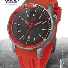 ((( 格列布 )))  Vostok Europe --- * 安喬 ANCHAR 核潛艇 系列 ( 鈦錶殼 ) --   紅