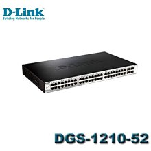 【MR3C】含稅附發票 D-Link 友訊 DGS-1210-52 48+4埠 智慧型 Gigabit 交換器