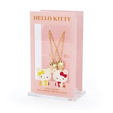 ♥小花花日本精品♥ Hello Kitty 18k鍍金雙項鍊 48週年生日系列 合金項鍊 鍊長45cm ~ 3