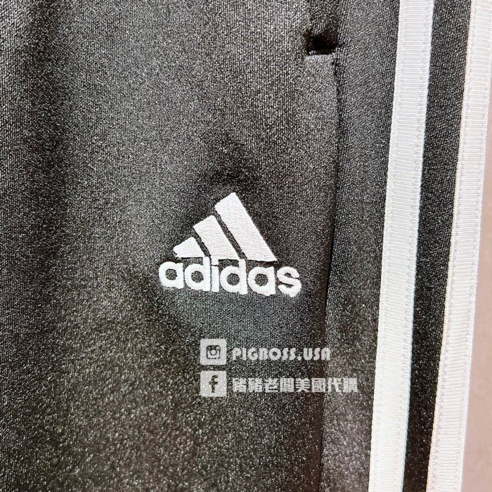 【豬豬老闆】ADIDAS WUJI PANTS 黑白 三線 刺繡LOGO 休閒 運動 長褲 男款 GN0822