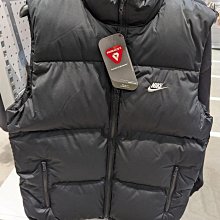 南🔥2023 12月 NIKE CLUB PUFFER VEST 羽絨背心 保暖 防潑水 男款 黑 FB7374-010