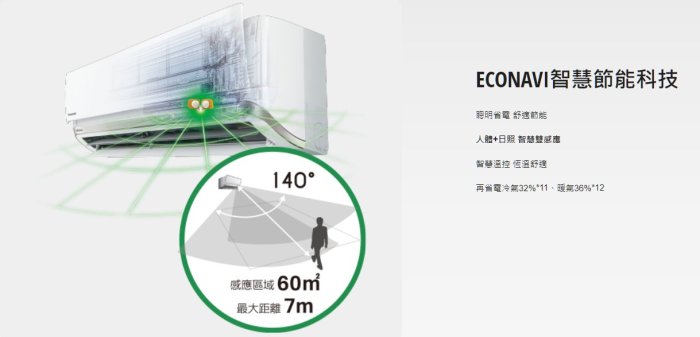 │宸星│【Panasonic】國際 分離式 冷氣 12-16坪 變頻單冷 CU-LJ80BCA2/CS-LJ80BA2