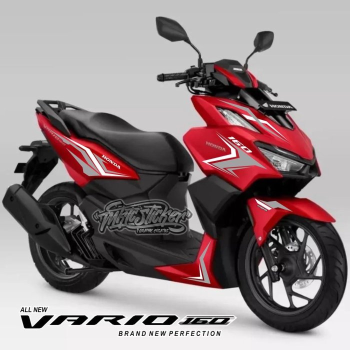 簡單條紋全新HONDA Vario160 2022 紅色摩托車| Yahoo奇摩拍賣