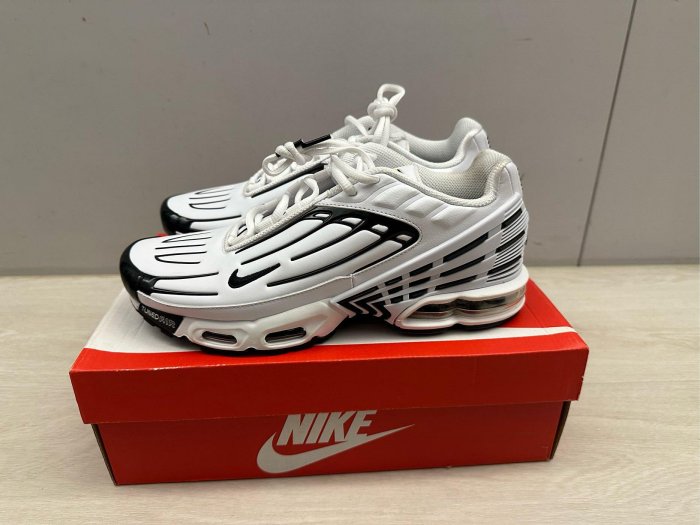 【S.M.P】Nike Air Max Plus 3 Leather 白黑 CK6716-100