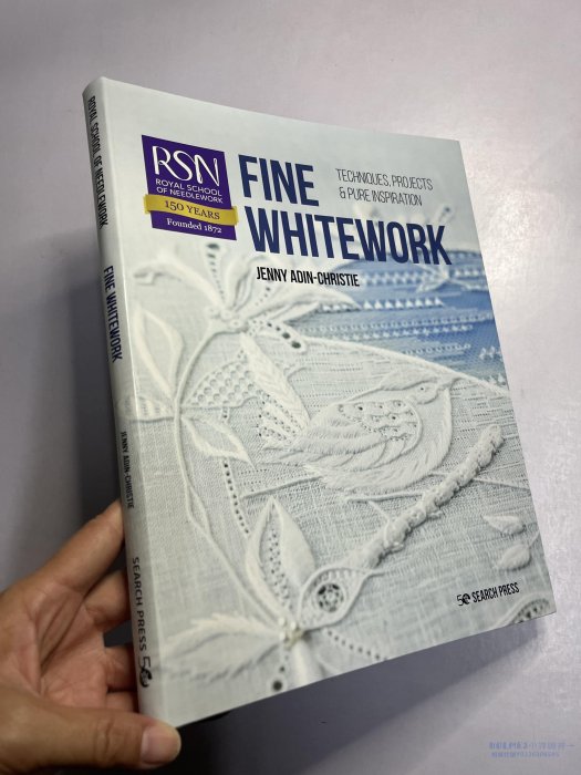 RSN: Fine Whitework 介紹刺繡技術和現代風格書 英文原版
