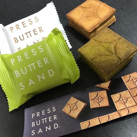 ＊日式雜貨館＊日本代購 press butter sand 濃郁酥脆 抹茶奶油夾心乾餅 9入 京都限定商品 預購制