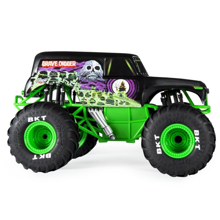 MONSTER JAM 怪獸卡車 1:24無線遙控車 Grave Digger 越野型1/24遙控車 正版在台現貨