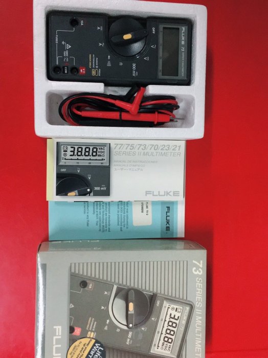 FLUKE 73 三用電表 70 75 77 79 83 85 87 187 189