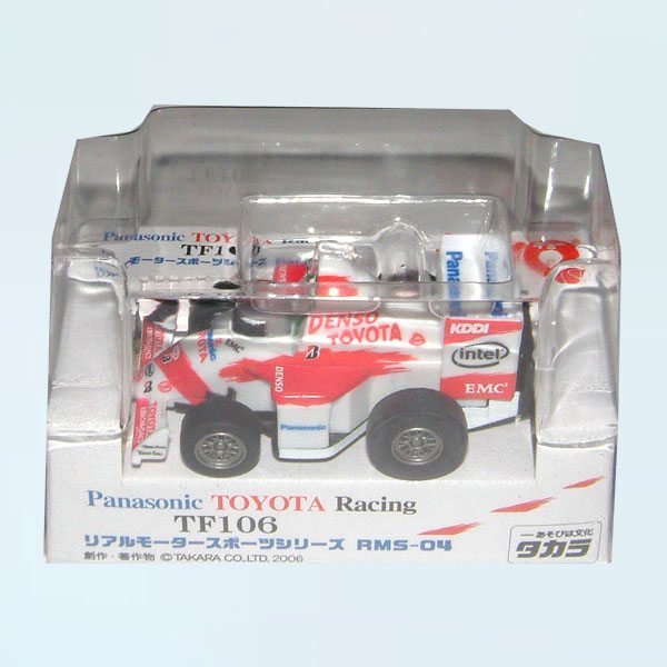 變形金剛**日本TAKARA TOMY CHORO Q 迴力車 Panasonic TOYOTA racing TF 106  F1