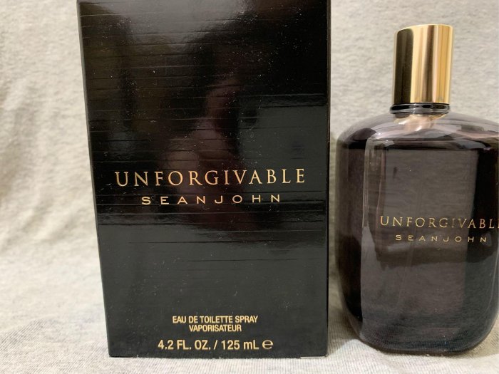 《二手》Sean John Unforgivable 吹牛老爹不可原諒男性淡香水125ml