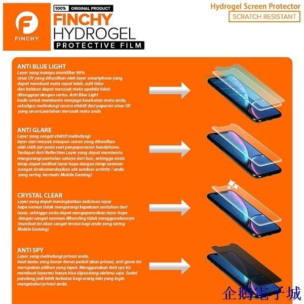 溜溜雜貨檔Finchy 適用於三星 C7 Pro 水凝膠高級屏幕保護膜正面