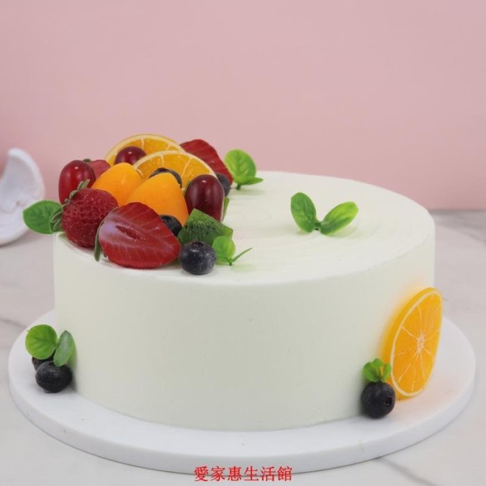 【熱賣精選】仿真蛋糕 蛋糕模型 擺件仿真蛋糕模型歐式水果卡通花卉蛋糕模型生日假蛋糕
