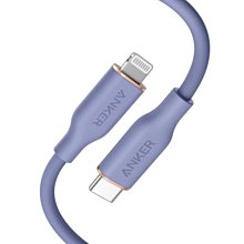 ANKER A8662 糖果快充線 0.9M USB-C to Lightning 珊瑚粉 薰衣草灰 薄荷綠 群光公司貨