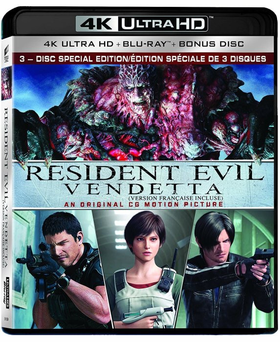 【4K UHD】惡靈古堡 血仇4K UHD+2BD：三碟限定版(台灣繁中字幕) Resident Evil