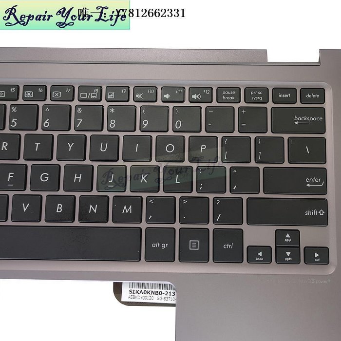電腦零件華碩ZenBook UX360C UX360CA筆記本電腦鍵盤 褐色C殼US TP360C筆電配件