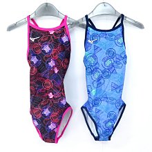 MIZUNO EXER SUITS 女泳衣 連身中叉泳衣 N2MAA766-【iSport愛運動】