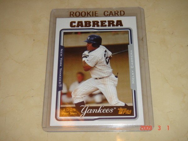 美國職棒 Blue Jays  Melky Cabrera 2005 Topps #298 RC 球員卡 新人卡