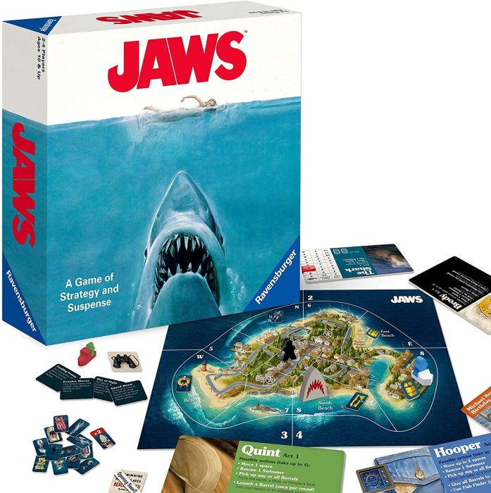 現貨 全新 桌遊 大白鯊 Jaws Board Game