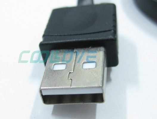 小白的生活工場*FJ (US2011) USB2.0 延長線(扁線) A公對A母 1M(黑)*