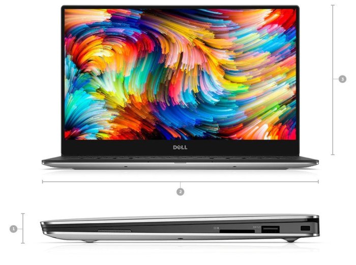 Dell全球尺寸最小的13吋 八到九成新筆電 XPS 13 i7 處理器 16G 2TB