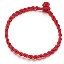 《316小舖》【AB12】 ( 高級麻繩-風靡全球安平紅繩-繩寬3mm ~ 單件價 紅色款 /批發紅繩批發價/紅繩手環)