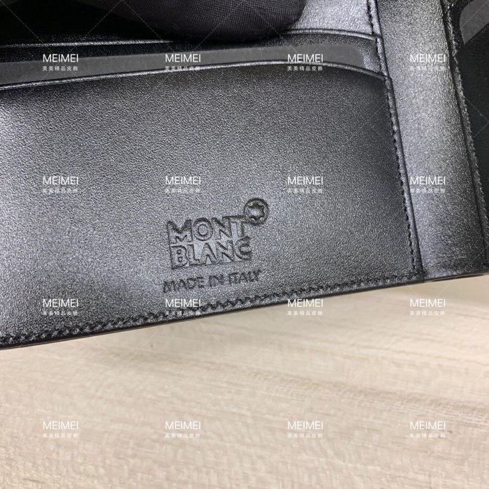 30年老店 現貨 萬寶龍 MONTBLANC 7163  八卡 短夾 皮夾 男款